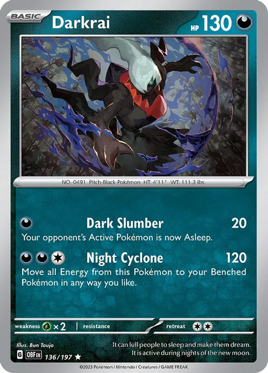 2023 Obsidian Flames - Darkrai 136/197