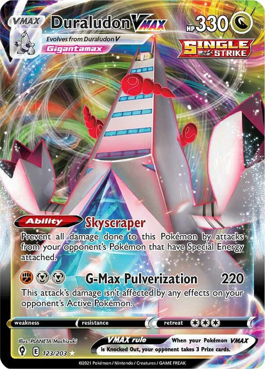 2021 Evolving Skies - Duraludon VMAX 123/203
