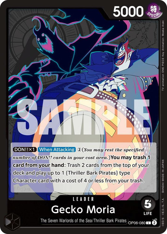 2023 One Piece Wings of the Captain - Gecko Moria OP06-080