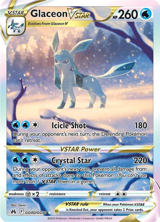 2023 Crown Zenith: Galarian Gallery - Glaceon VSTAR GG40/GG70