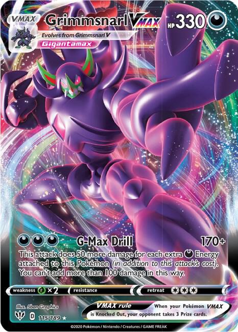 2020 Darkness Ablaze - Grimmsnarl VMAX 115/189