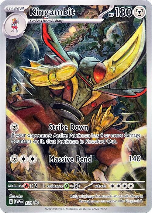 2024 Scarlet & Violet Promo Cards - Kingambit 130