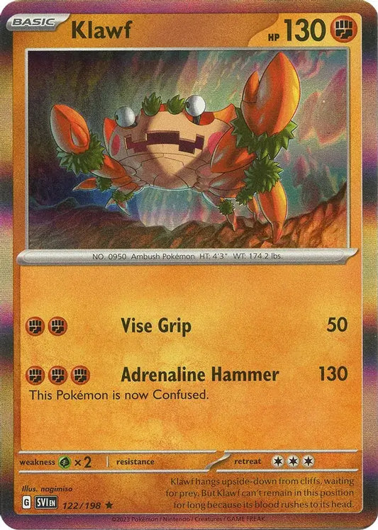 2023 Scarlet & Violet Base Set - Klawf 122/198