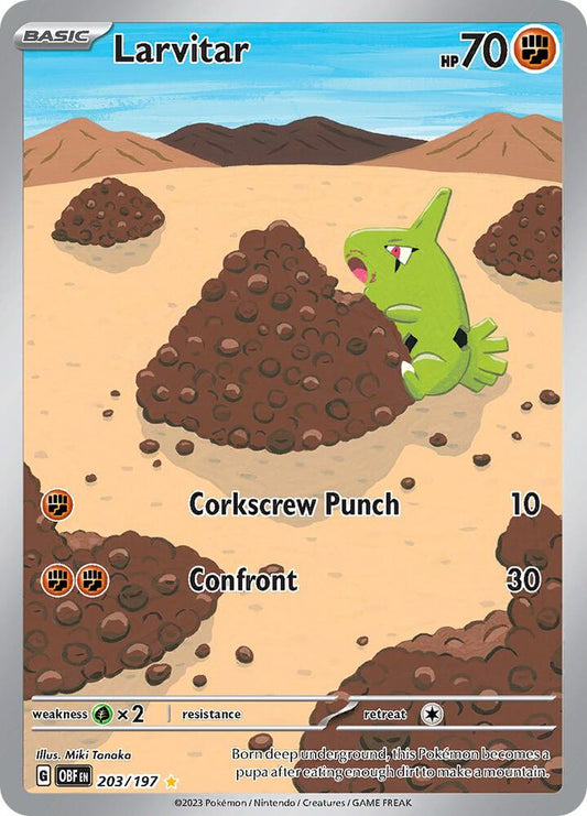 2023 Obsidian Flames - Larvitar 203/197