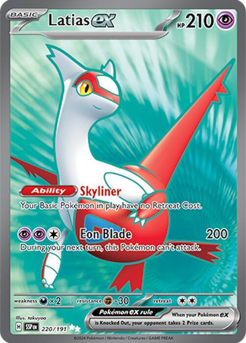 2024 Surging Sparks - Latias ex 220/191