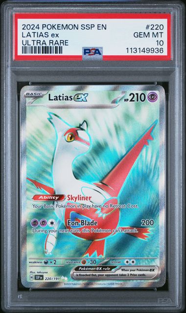 2024 Surging Sparks - Latias ex #220 PSA 10