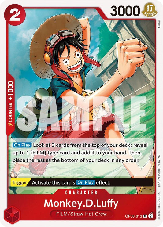 2023 One Piece Wings of the Captain - Monkey.D.Luffy OP06-013
