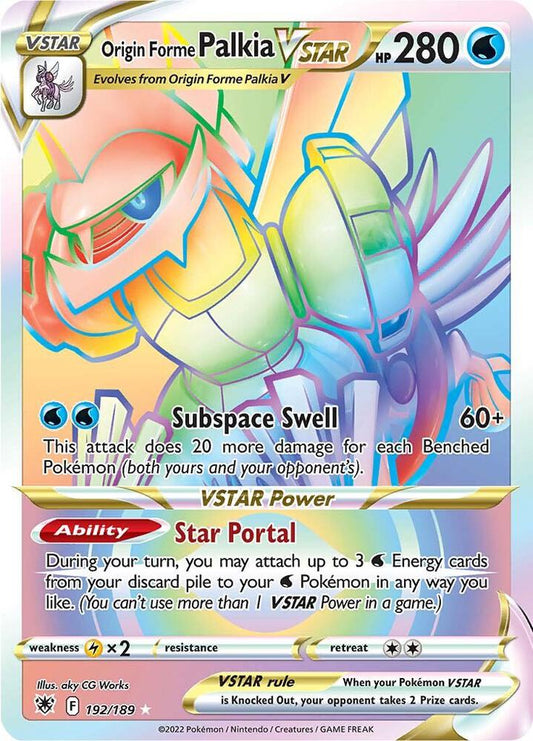 2022 Astral Radiance - Origin Forme Palkia VSTAR 192/189
