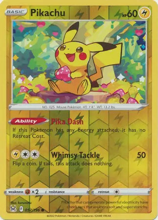 2022 Lost Origin - Pikachu 52/196