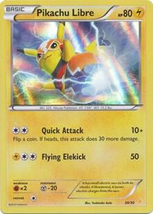 2016 XY Trainer Kit: Pikachu Libre & Suicune - Pikachu Libre 30/30