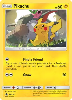 2019 Sun & Moon Promo Cards - Pikachu SM234