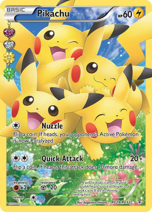 2016 Generations: Radiant Collection - Pikachu RC29/RC32