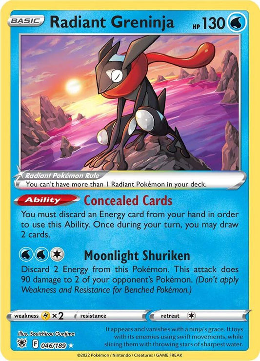 2022 Astral Radiance - Radiant Greninja 46/189