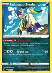 2022 Lost Origin - Radiant Hisuian Sneasler 123/196