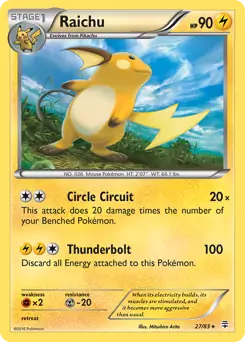 2016 XY Generations - Raichu 27/83