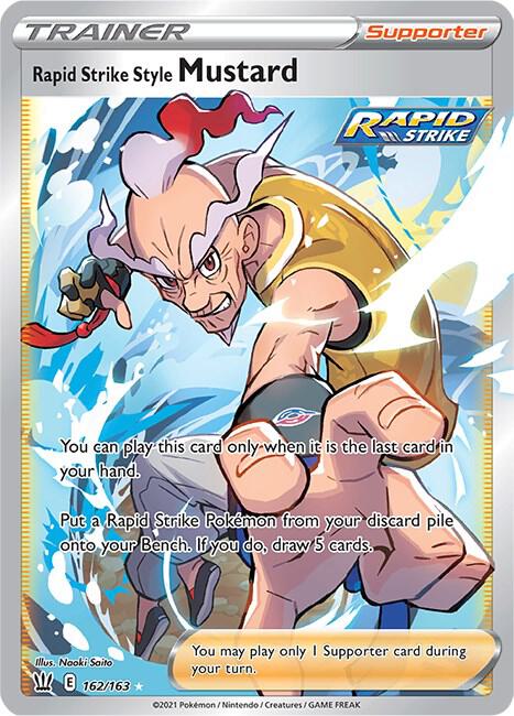 2021 Battle Styles - Rapid Strike Style Mustard 162/163
