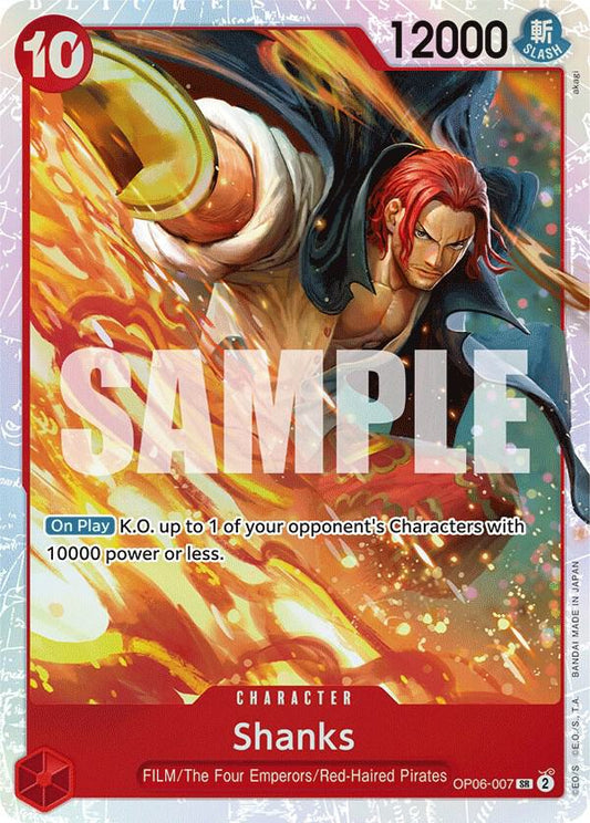 2023 One Piece Wings of the Captain - Shanks OP06-007
