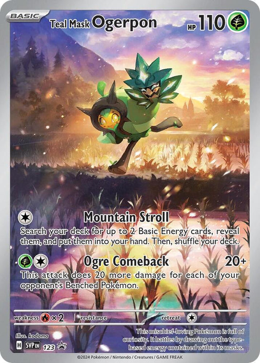 2024 Scarlet & Violet Promo Cards - Teal Mask Ogerpon 123