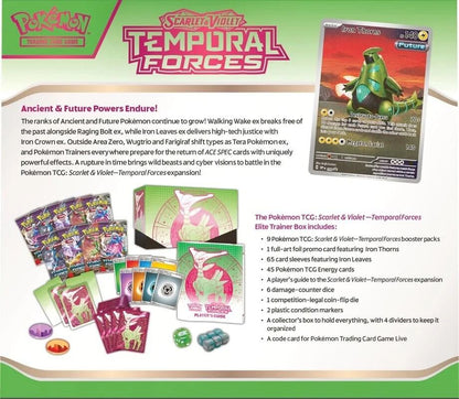 Scarlet and Violet: Temporal Forces ETB - Iron Leaves