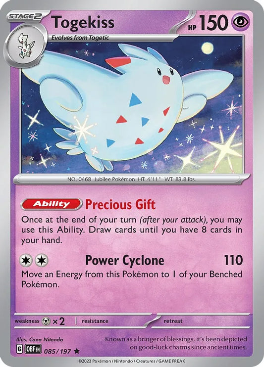 2023 Obsidian Flames - Togekiss 85/197