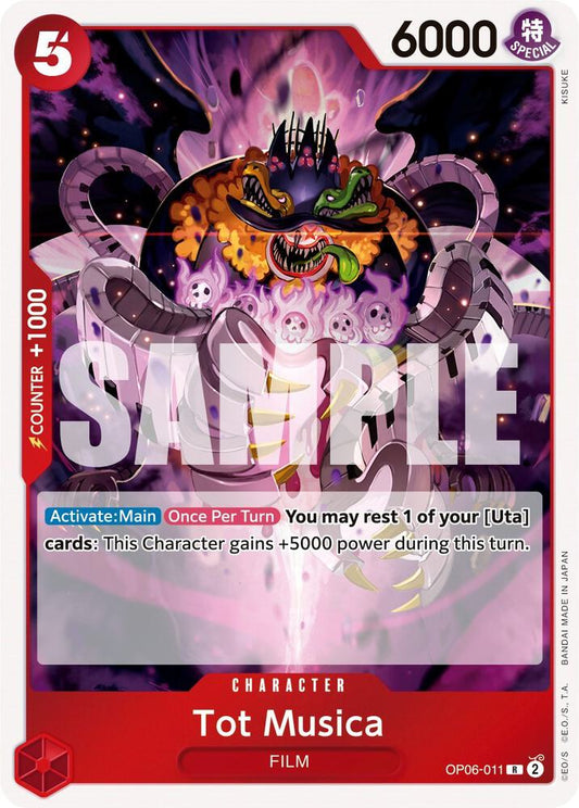 2023 One Piece Wings of the Captain - Tot Musica OP06-011