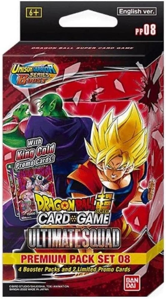 2022 Dragon Ball Super - Ultimate Squad - Premium Pack Set 08