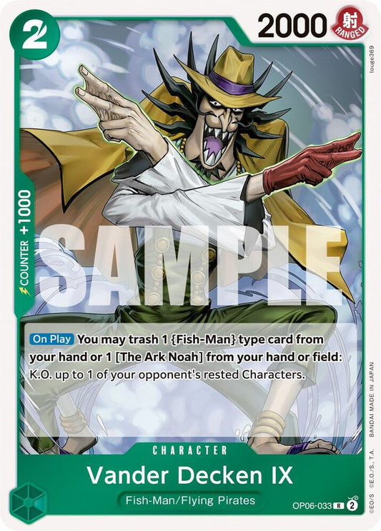 2023 One Piece Wings of the Captain - Vander Decken IX OP06-033