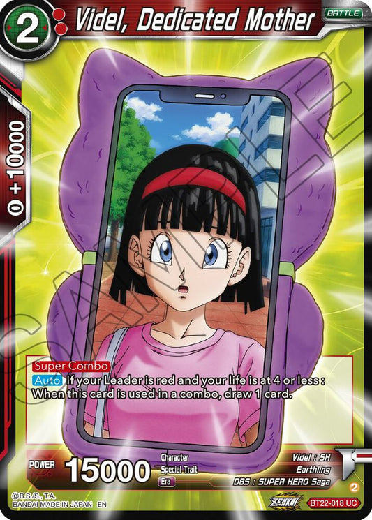 Videl, Dedicated Mother - Critical Blow BT22-018 UC