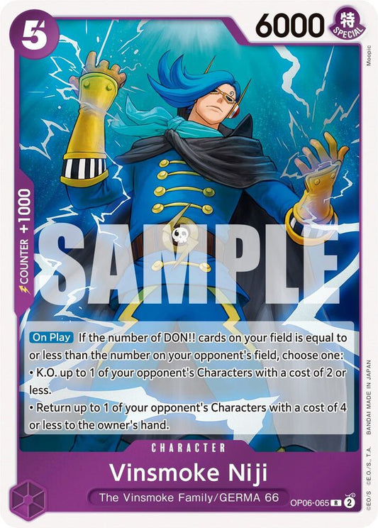 2023 One Piece Wings of the Captain - Vinsmoke Niji OP06-065