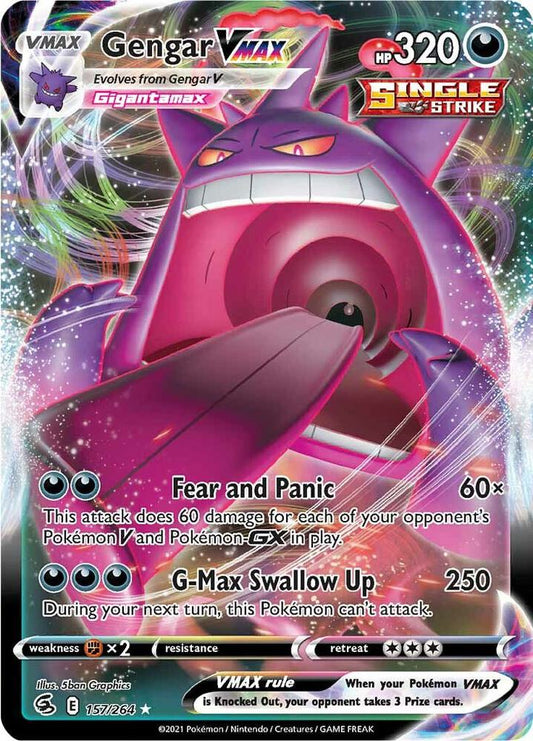 2021 Fusion Strike - Gengar VMAX 157/264