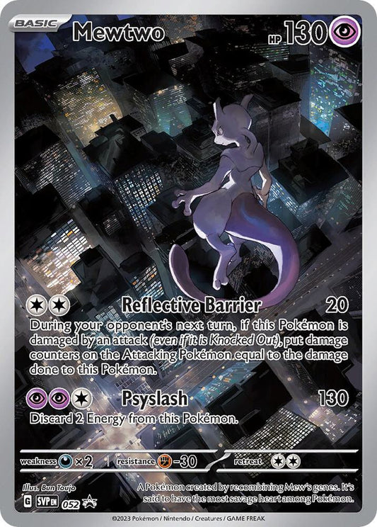 2023 Scarlet & Violet Promo Cards - Mewtwo #52