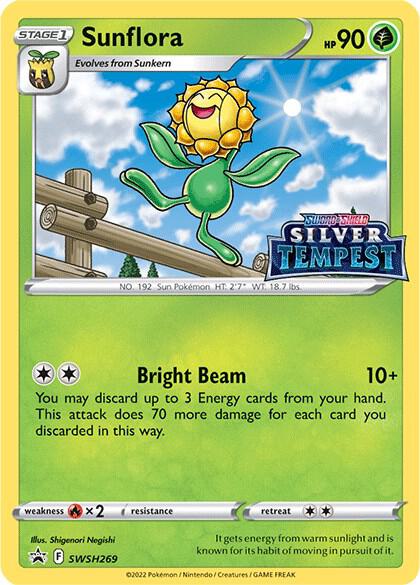2022 Sword & Shield Promo Cards - Sunflora SWSH269
