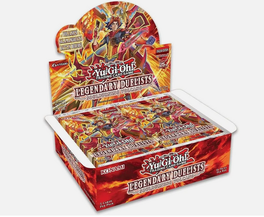 2023 Yugioh Legendary Duelists Soulburning Volcano 1st Edition Booster Box